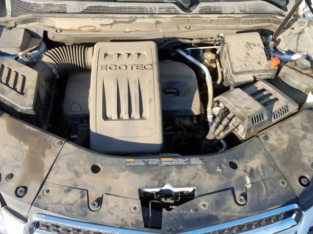 2GNALAEKXF6389605 - 2015 CHEVROLET EQUINOX LS WHITE photo 7