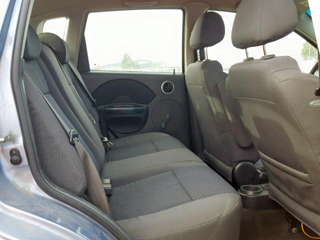KL1TD66647B790960 - 2007 CHEVROLET AVEO BASE ლურჯი ფოტო 6