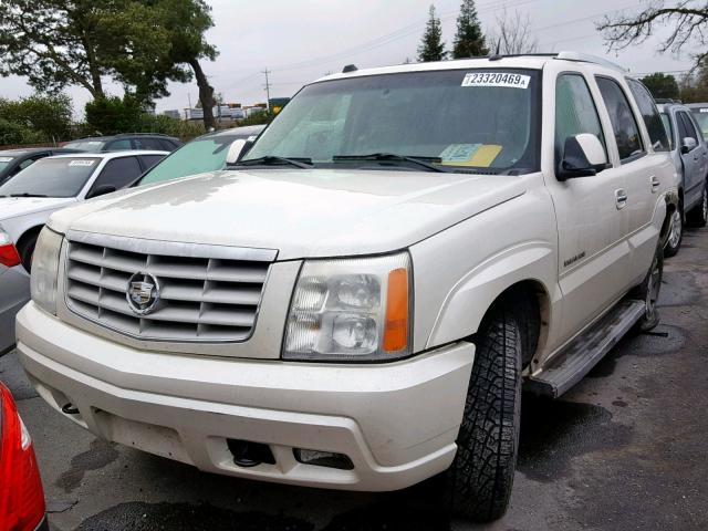 1GYEK63N65R274357 - 2005 CADILLAC ESCALADE L WHITE photo 2