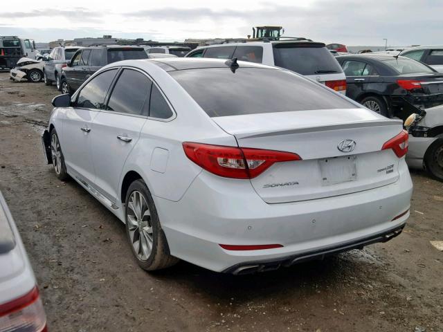 5NPE34AB6FH247653 - 2015 HYUNDAI SONATA SPO WHITE photo 3