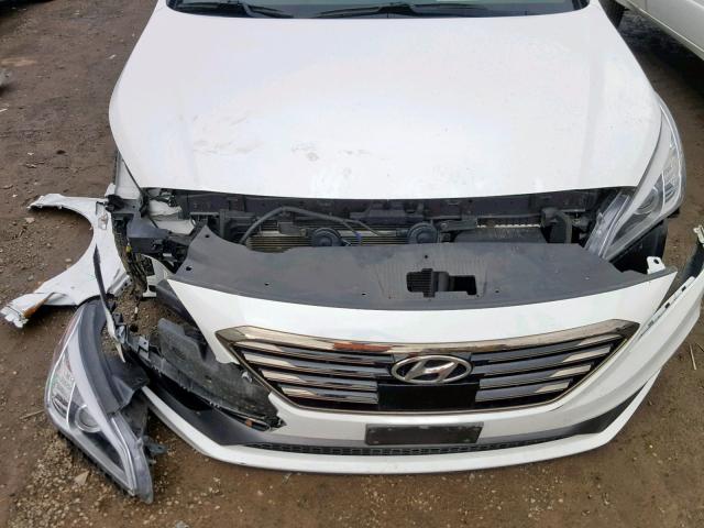 5NPE34AB6FH247653 - 2015 HYUNDAI SONATA SPO WHITE photo 9