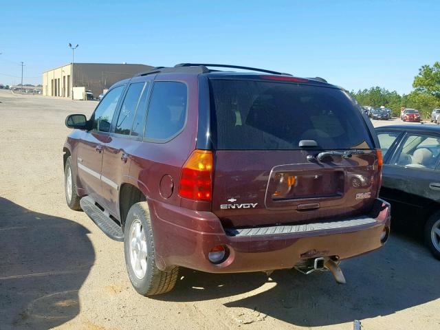 1GKDS13SX62231746 - 2006 GMC ENVOY MAROON photo 3