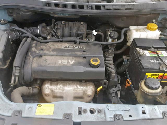 KL1TD56647B159278 - 2007 CHEVROLET AVEO BASE ლურჯი ფოტო 7