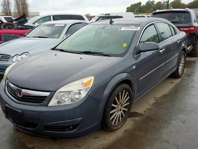 1G8ZV57797F128473 - 2007 SATURN AURA XR GRAY photo 2