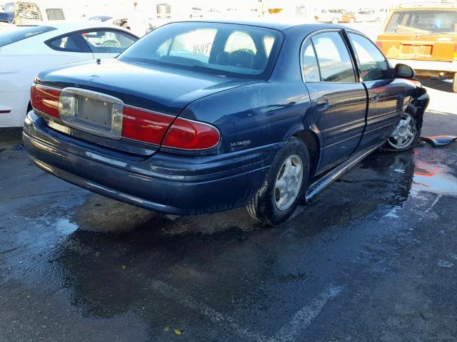 1G4HP54KX14151926 - 2001 BUICK LESABRE CU BLUE photo 4