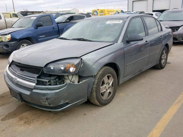 1G1ZT54805F206959 - 2005 CHEVROLET MALIBU LS GRAY photo 2