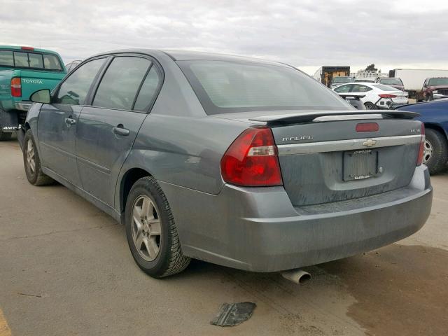 1G1ZT54805F206959 - 2005 CHEVROLET MALIBU LS GRAY photo 3