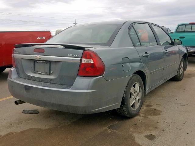 1G1ZT54805F206959 - 2005 CHEVROLET MALIBU LS GRAY photo 4