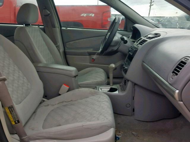1G1ZT54805F206959 - 2005 CHEVROLET MALIBU LS GRAY photo 5