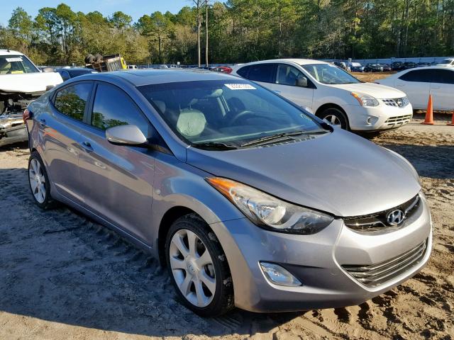 KMHDH4AE2DU637090 - 2013 HYUNDAI ELANTRA GL GRAY photo 1