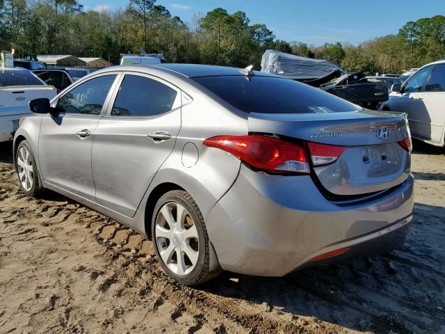 KMHDH4AE2DU637090 - 2013 HYUNDAI ELANTRA GL GRAY photo 3