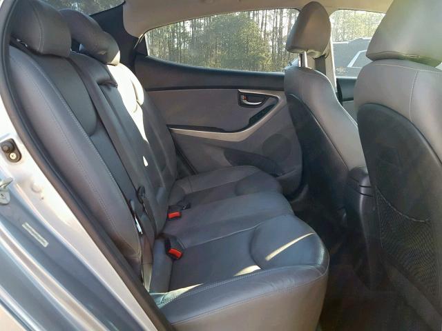 KMHDH4AE2DU637090 - 2013 HYUNDAI ELANTRA GL GRAY photo 6