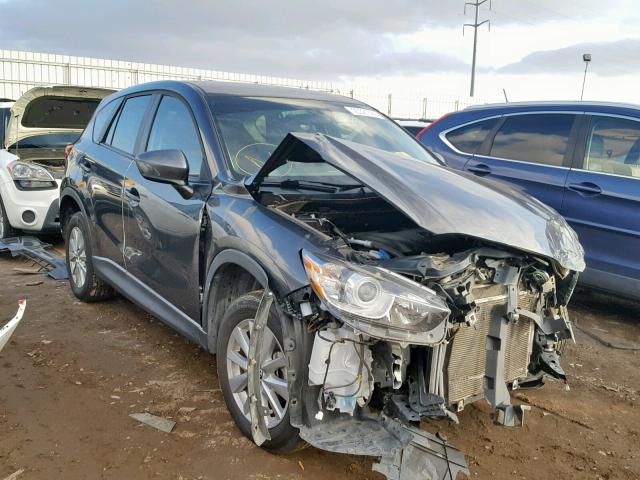 JM3KE4BEXF0450345 - 2015 MAZDA CX-5 SPORT GRAY photo 1