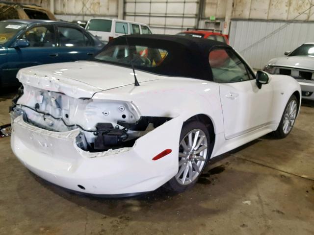 JC1NFAEK3H0104706 - 2017 FIAT 124 SPIDER WHITE photo 4