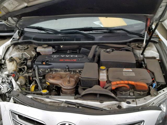 4T1BB46K99U068866 - 2009 TOYOTA CAMRY SILVER photo 7