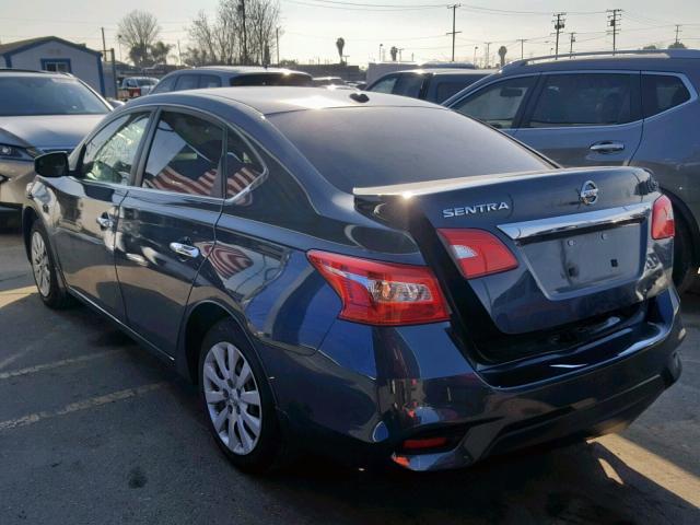 3N1AB7AP4GL670654 - 2016 NISSAN SENTRA S GRAY photo 3