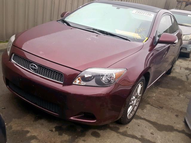 JTKDE177860114647 - 2006 TOYOTA SCION TC მუქწითელი ფოტო 2