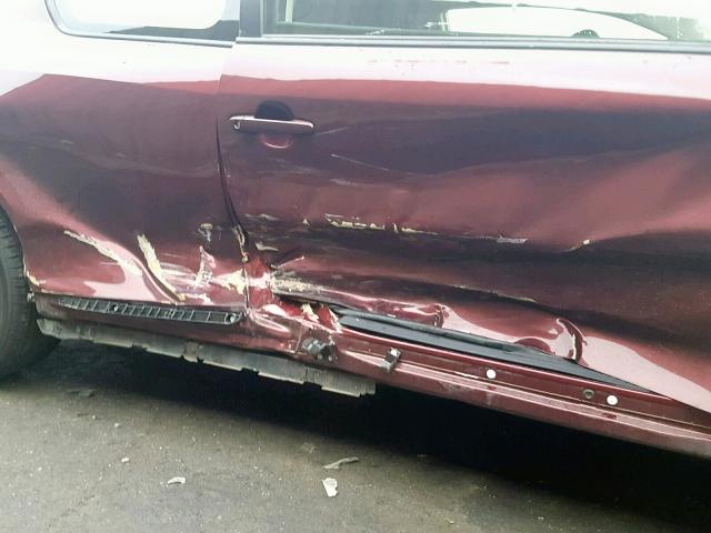 JTKDE177860114647 - 2006 TOYOTA SCION TC მუქწითელი ფოტო 9