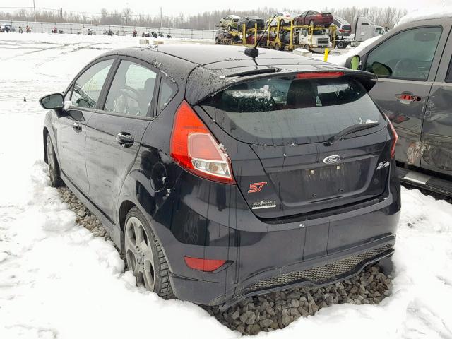 3FADP4GX6FM119190 - 2015 FORD FIESTA ST BLACK photo 3