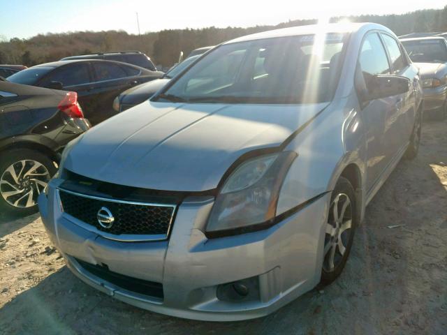 3N1AB6AP2BL706814 - 2011 NISSAN SENTRA 2.0 SILVER photo 2