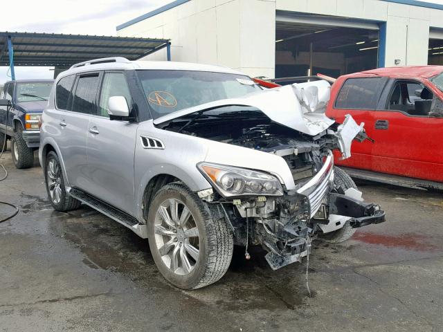 JN8AZ2NF6C9515186 - 2012 INFINITI QX56 SILVER photo 1