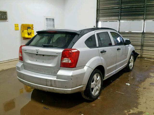 1B3HB48B28D506784 - 2008 DODGE CALIBER SX SILVER photo 4