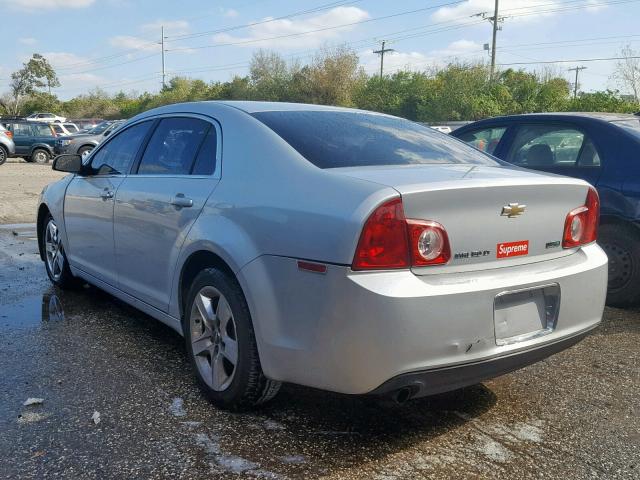 1G1ZC5E00AF198588 - 2010 CHEVROLET MALIBU 1LT 银色 照片 3