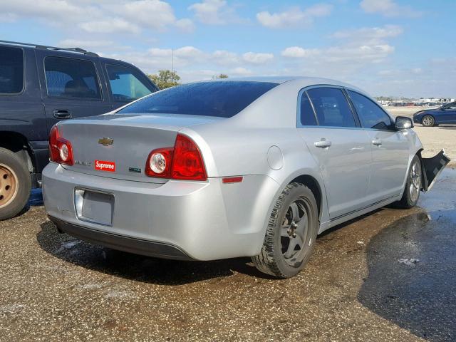 1G1ZC5E00AF198588 - 2010 CHEVROLET MALIBU 1LT 银色 照片 4