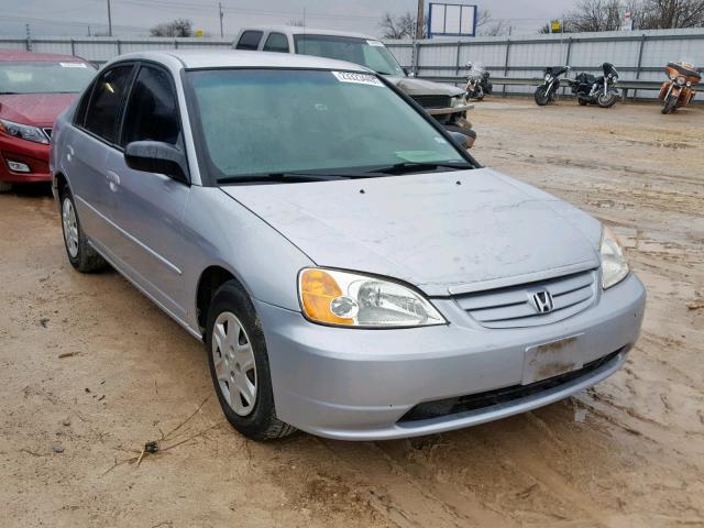 2HGES16513H591921 - 2003 HONDA CIVIC LX SILVER photo 1