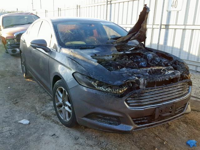 3FA6P0HR4DR360697 - 2013 FORD FUSION SE GRAY photo 1