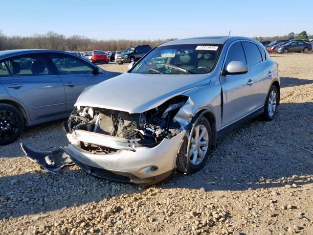 JN1AJ0HP4AM700412 - 2010 INFINITI EX35 BASE SILVER photo 2