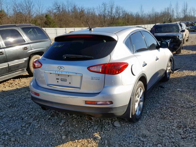 JN1AJ0HP4AM700412 - 2010 INFINITI EX35 BASE SILVER photo 4