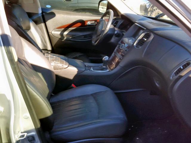 JN1AJ0HP4AM700412 - 2010 INFINITI EX35 BASE SILVER photo 5
