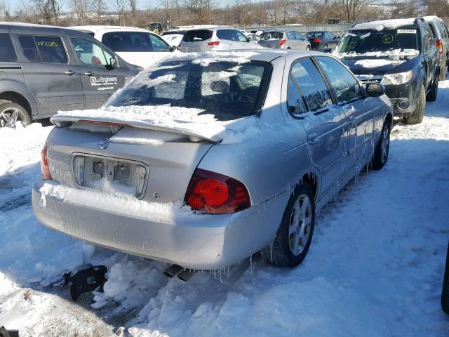 3N1AB51D56L581698 - 2006 NISSAN SENTRA SE- SILVER photo 4