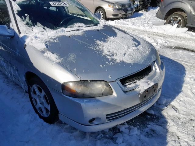 3N1AB51D56L581698 - 2006 NISSAN SENTRA SE- SILVER photo 9