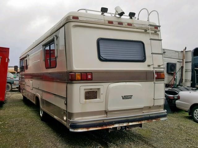 17N640123HW001318 - 1988 VOGU MOTORHOME TAN photo 3