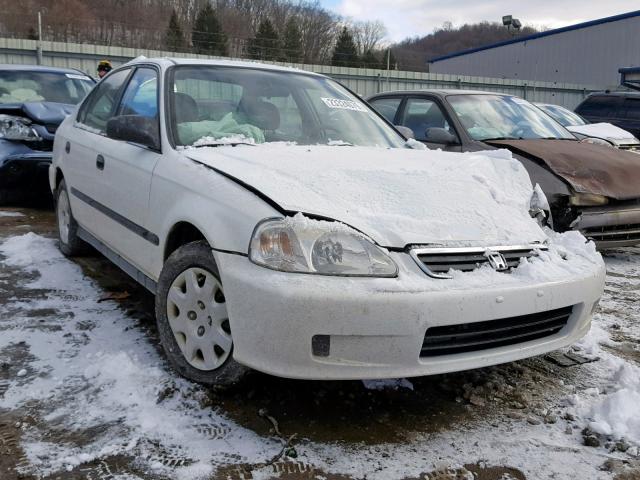 2HGEJ6678XH593124 - 1999 HONDA CIVIC LX WHITE photo 1