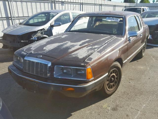 1MEBP92F3EH657439 - 1984 MERCURY COUGAR BROWN photo 2