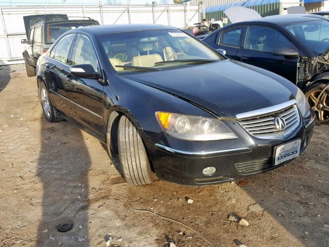 JH4KB16506C005393 - 2006 ACURA RL BLACK photo 9