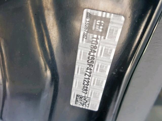 1G8AJ55F47Z123487 - 2007 SATURN ION LEVEL WHITE photo 10