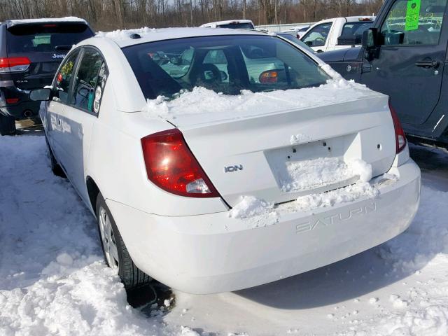 1G8AJ55F47Z123487 - 2007 SATURN ION LEVEL WHITE photo 3
