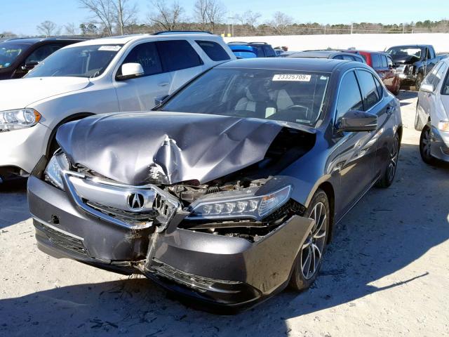 19UUB2F50FA011417 - 2015 ACURA TLX TECH GRAY photo 2
