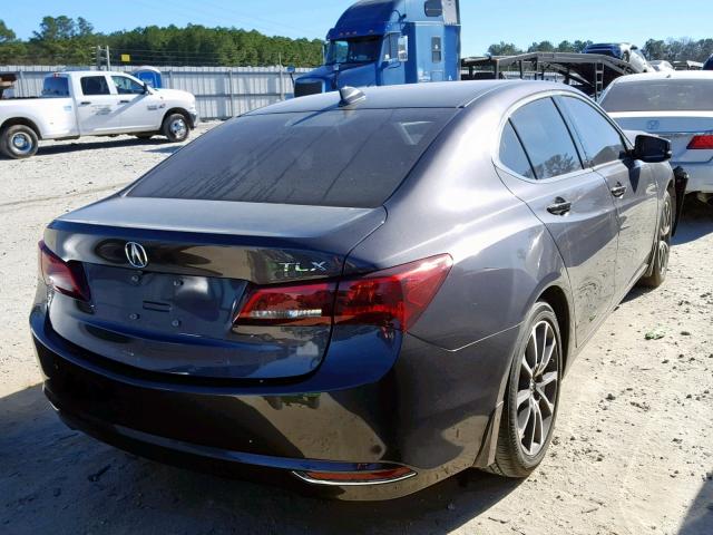 19UUB2F50FA011417 - 2015 ACURA TLX TECH GRAY photo 4