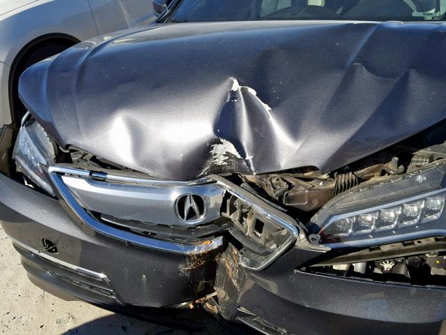 19UUB2F50FA011417 - 2015 ACURA TLX TECH GRAY photo 7