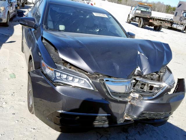 19UUB2F50FA011417 - 2015 ACURA TLX TECH GRAY photo 9