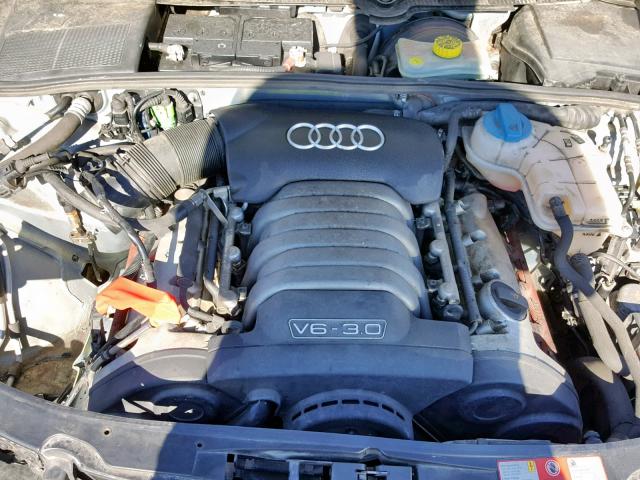 WAUVT58E74A202275 - 2004 AUDI A4 3.0 AVA BLUE photo 7