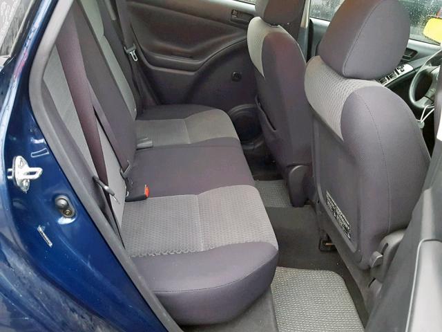 2T1KR32E05C322238 - 2005 TOYOTA MATRIX BLUE photo 6