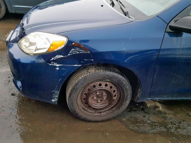 2T1KR32E05C322238 - 2005 TOYOTA MATRIX BLUE photo 9