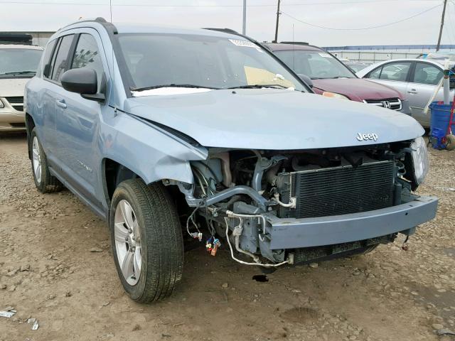 1C4NJCBB1DD222970 - 2013 JEEP COMPASS SP BLUE photo 1