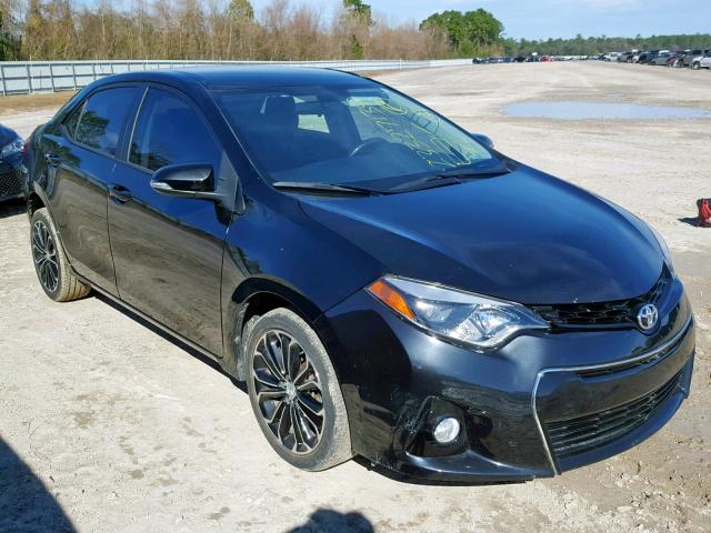 5YFBURHEXGP415280 - 2016 TOYOTA COROLLA L BLACK photo 1